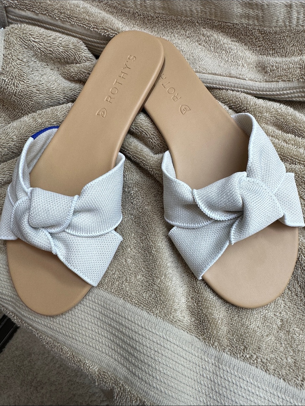 Rothy’s Ivory The Knot Sandals